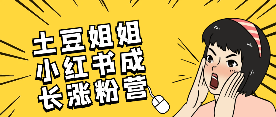 土豆姐姐小红书成长涨粉营-乐品网