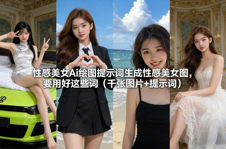 性感美女Ai绘图提示词生成性感美女图，要用好这些词（千张图片+提示词）-乐品网