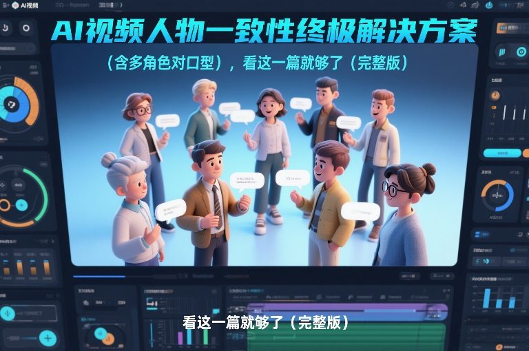 AI视频人物一致性终极解决方案（含多角色对口型），看这一篇就够了（完整版）-乐品网