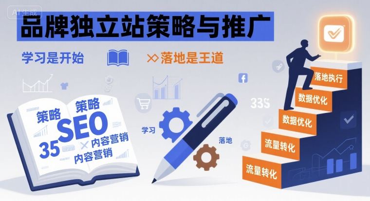 品牌独立站策略与推广，学习是开始，落地是王道-乐品网