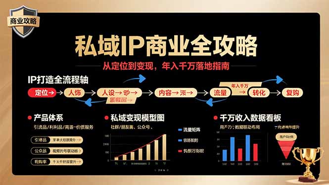 私域IP商业全攻略，从定位到变现，年入千万落地指南-乐品网
