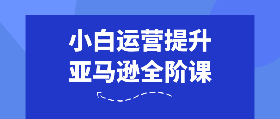 小白运营提升亚马逊全阶课-乐品网