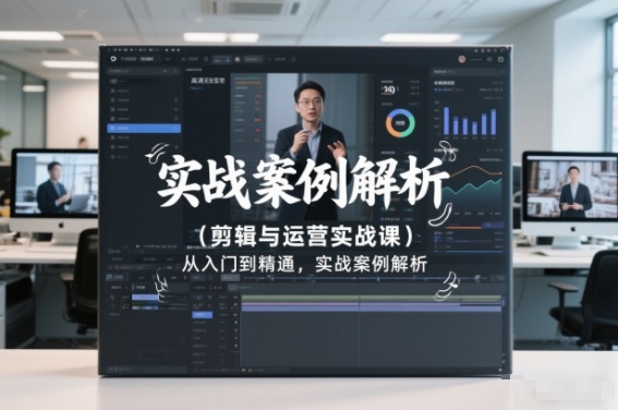 剪辑与运营实战课，从入门到精通，实战案例解析（更新2026）-乐品网