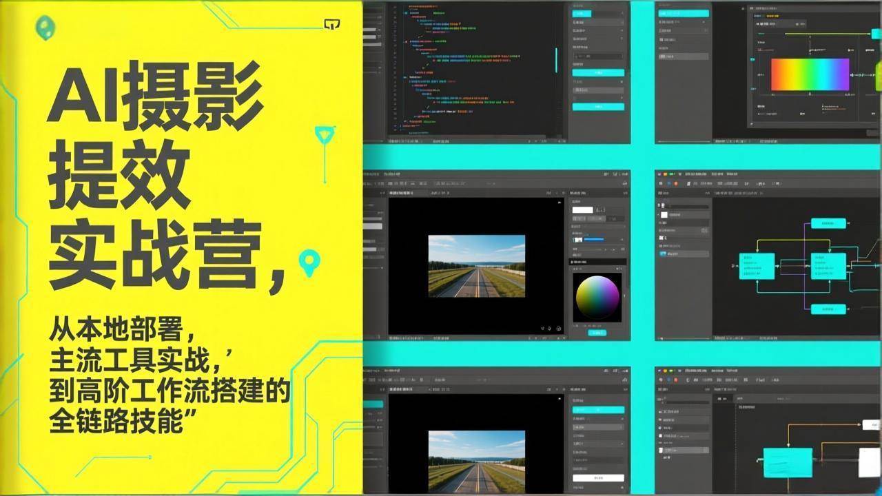 （17393期）AI+摄影提效实战营，从本地部署，主流工具实战，到高阶工作流搭建的全链路技能-乐品网