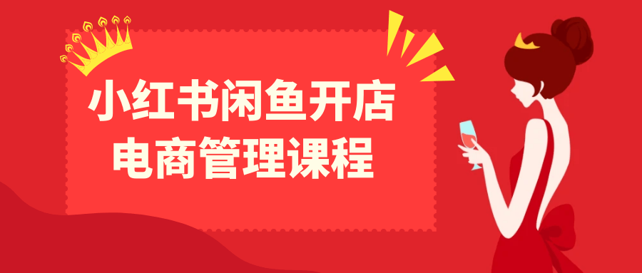 小红书闲鱼开店电商管理课程-乐品网