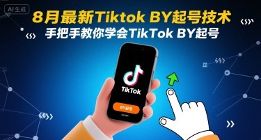 8月最新Tiktok搬运起号技术，手把手教你学会TikTok搬运起号-乐品网