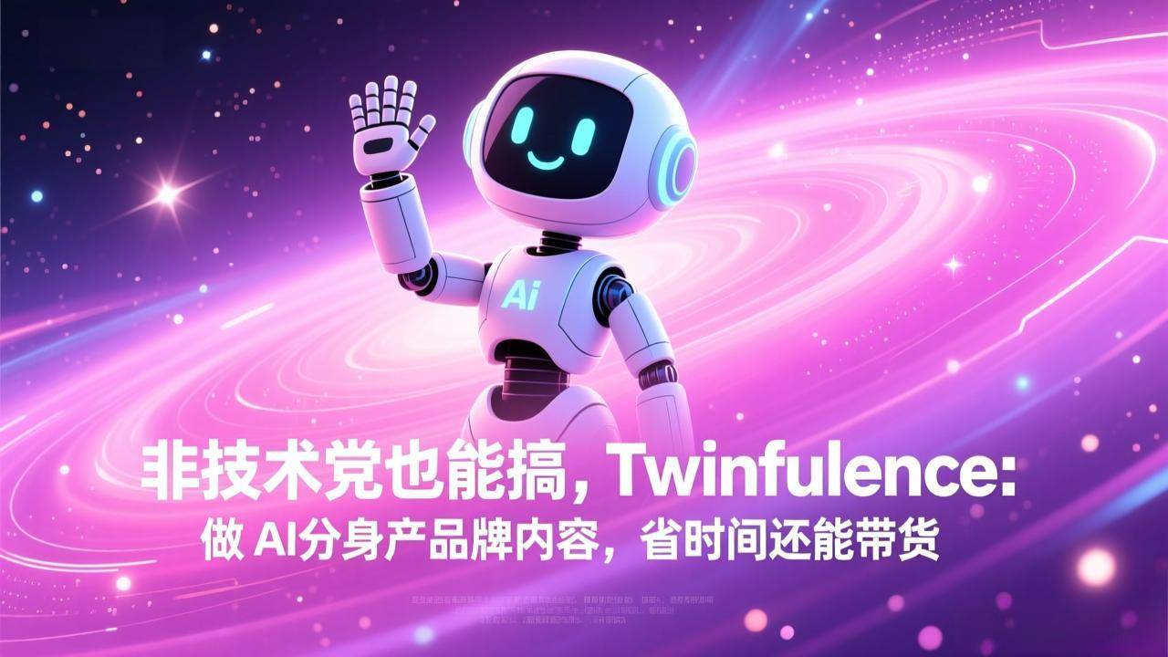 （17381期）非技术党也能搞!Twinfluence:做 AI 分身产品牌内容,省时间还能带货-乐品网