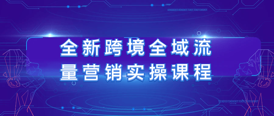 全新跨境全域流量营销实操课程-乐品网